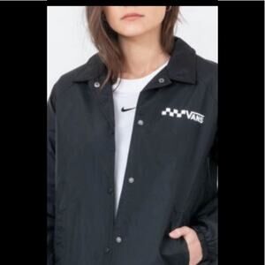 Vans thanks Coach jacket black medium